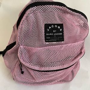 Large Pink Mesh Marc by Marc Jacobs Backpack